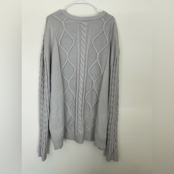 Disney Parks Sweater Womens Storm Trooper Cable Knit Crew Neck Pullover Size 3XL - Picture 7 of 11